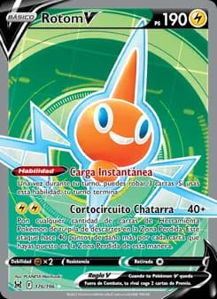 Rotom V card in Spanish