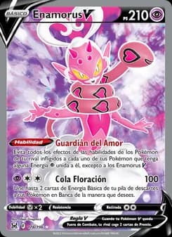 Enamorus V card in Spanish