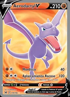 Aerodactyl V card in Spanish