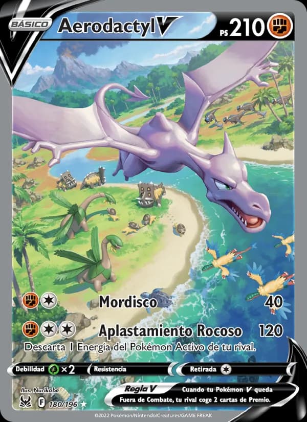 Aerodactyl V card in Spanish