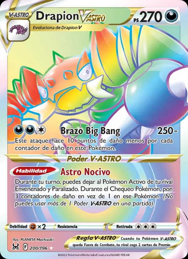 Drapion V-ASTRO card in Spanish