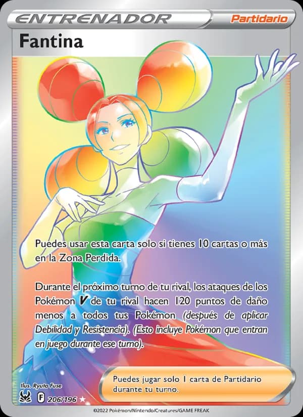 Fantina card in Spanish