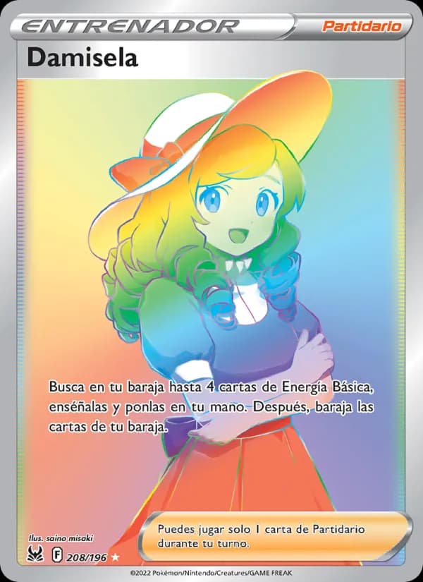 Damisela card in Spanish