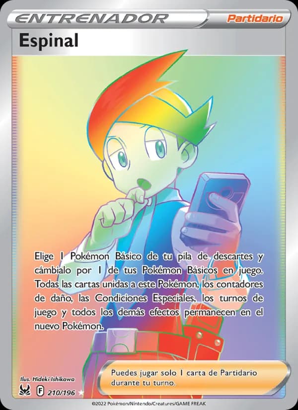 Espinal card in Spanish