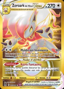 Zoroark de Hisui V-ASTRO card in Spanish