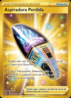 Aspiradora Perdida card in Spanish