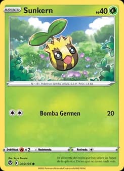 Sunkern card in Spanish