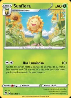 Sunflora card in Spanish