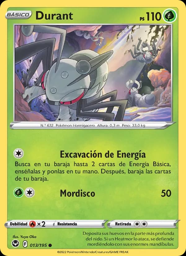 Durant card in Spanish