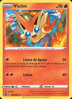Victini card in Spanish