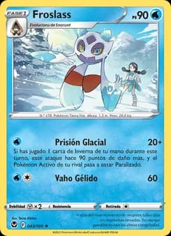 Froslass card in Spanish