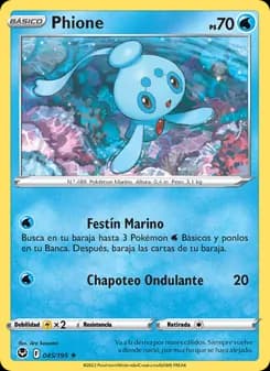 Phione card in Spanish