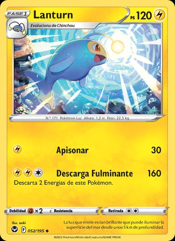 Lanturn card in Spanish