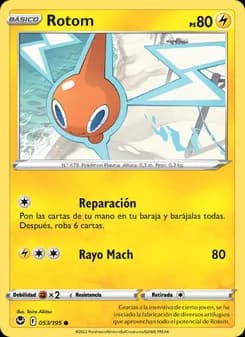 Rotom card in Spanish