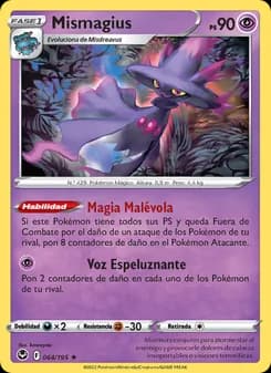 Mismagius card in Spanish