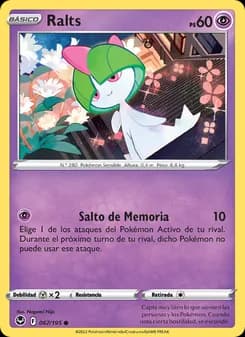 Ralts card in Spanish