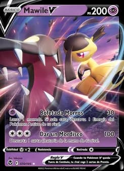 Mawile V card in Spanish
