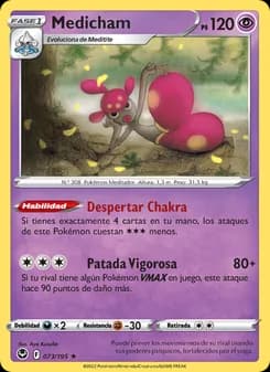 Medicham card in Spanish