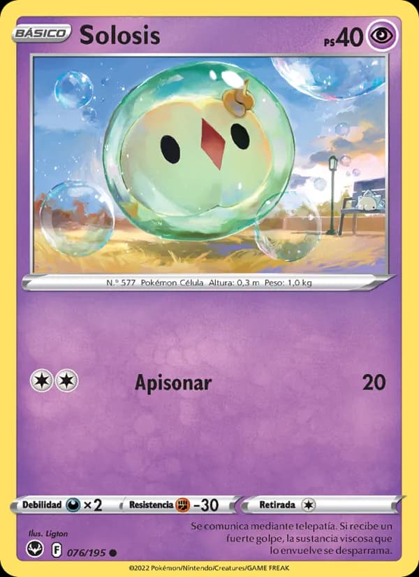Solosis card in Spanish