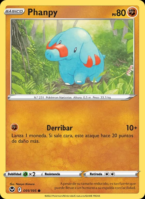 Phanpy card in Spanish