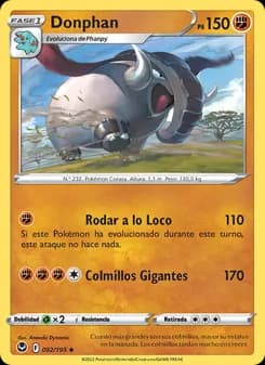 Donphan card in Spanish
