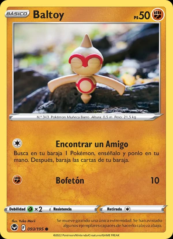 Baltoy card in Spanish