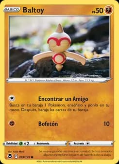 Baltoy card in Spanish