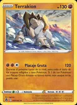 Terrakion card in Spanish