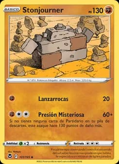Stonjourner card in Spanish