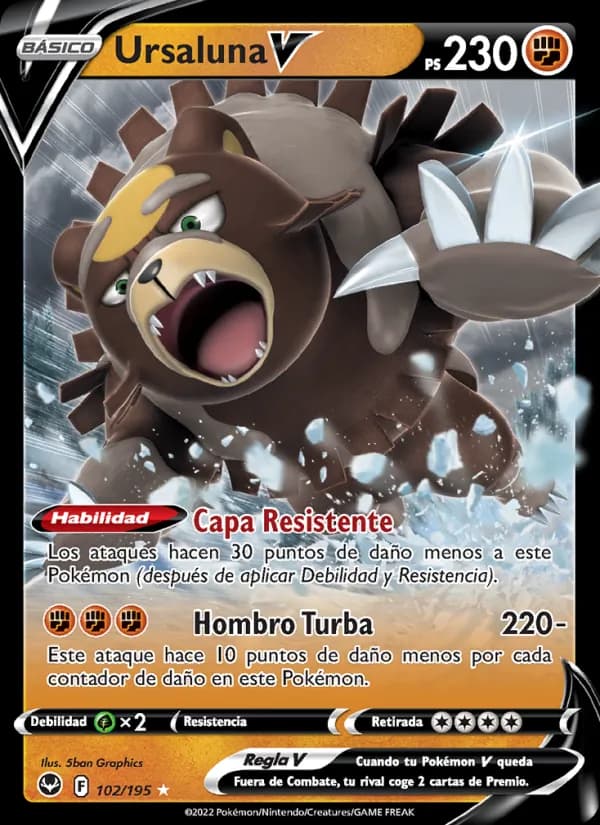 Ursaluna V card in Spanish