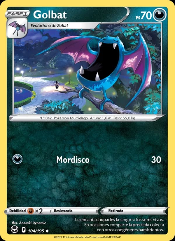 Golbat card in Spanish