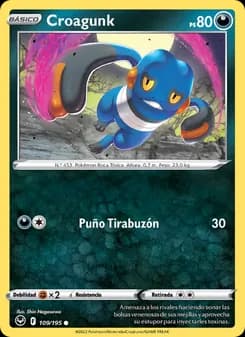 Croagunk card in Spanish
