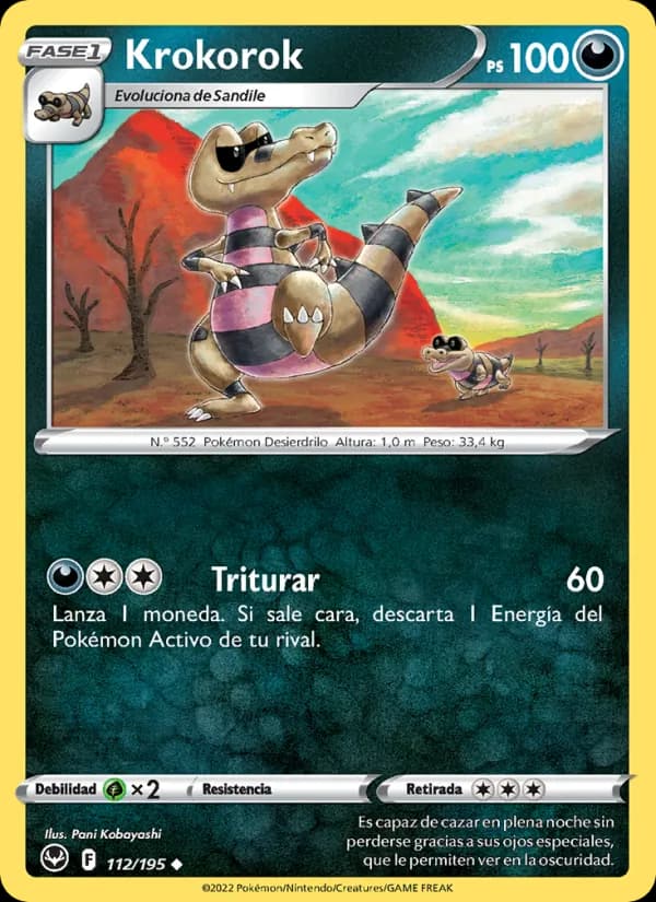 Krokorok card in Spanish