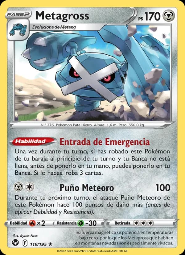 Metagross card in Spanish