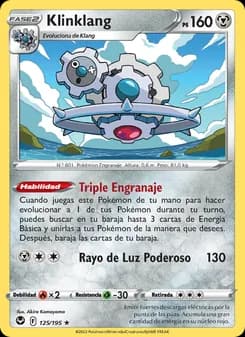 Klinklang card in Spanish