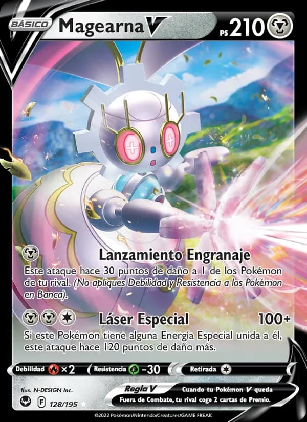 Magearna V card in Spanish