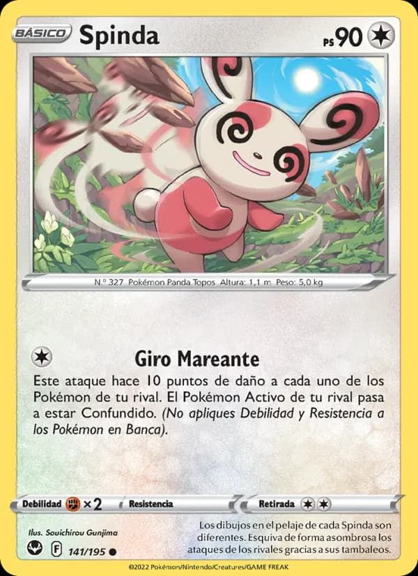 Spinda card in Spanish