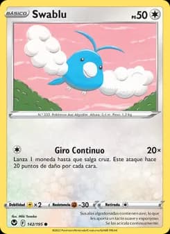 Swablu card in Spanish