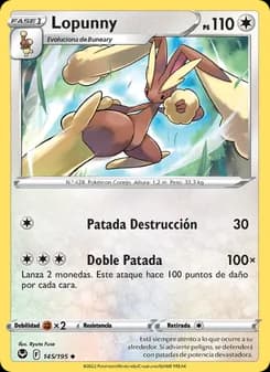 Lopunny card in Spanish