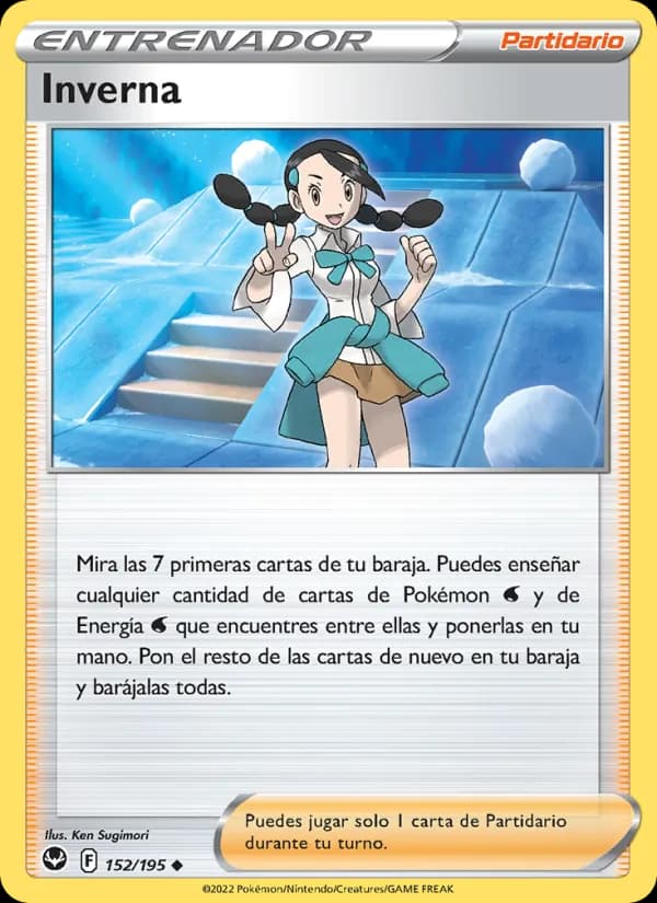 Inverna card in Spanish