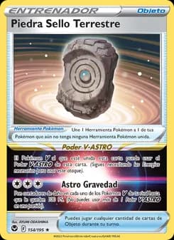 Piedra Sello Terrestre card in Spanish