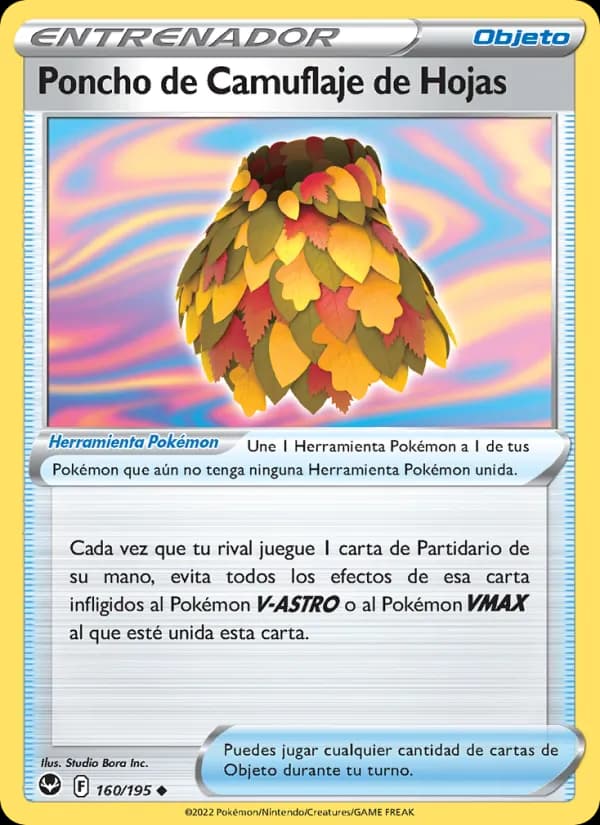 Poncho de Camuflaje de Hojas card in Spanish