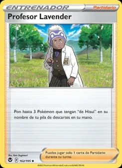 Profesor Lavender card in Spanish
