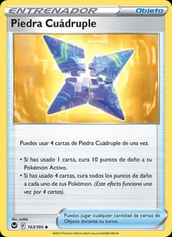 Piedra Cuádruple card in Spanish