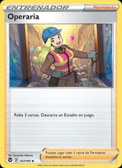 Operaria card in Spanish