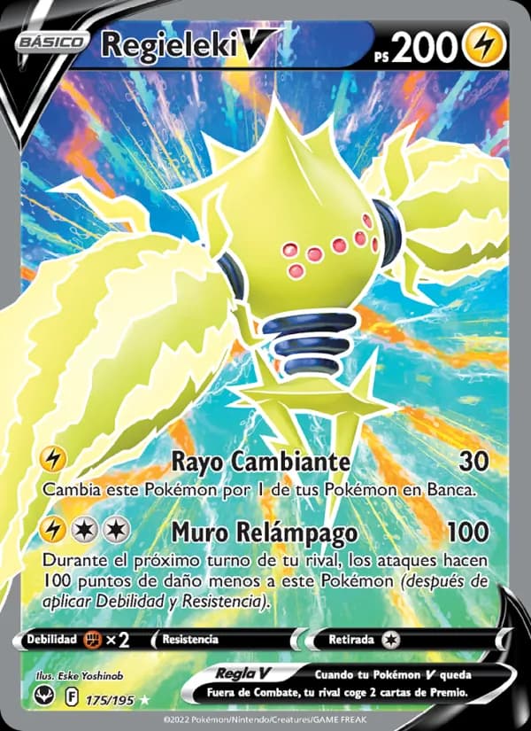 Regieleki V card in Spanish