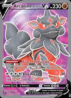 Arcanine de Hisui V card in Spanish
