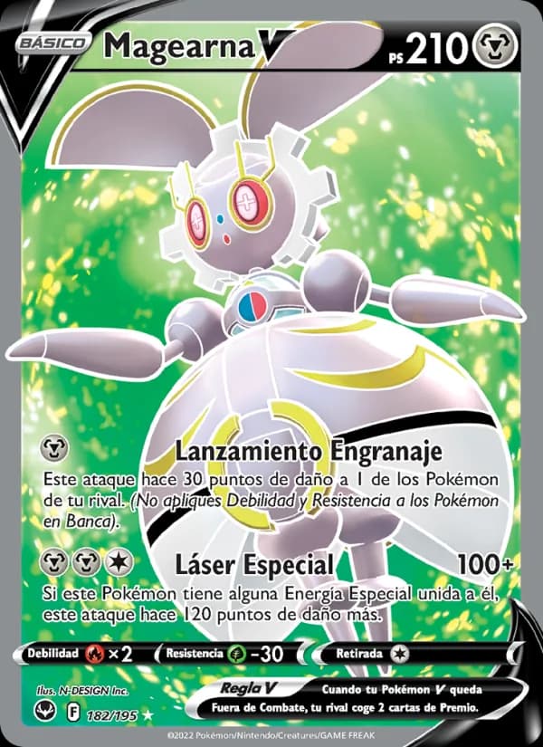Magearna V card in Spanish