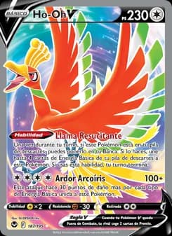 Ho-Oh V card in Spanish
