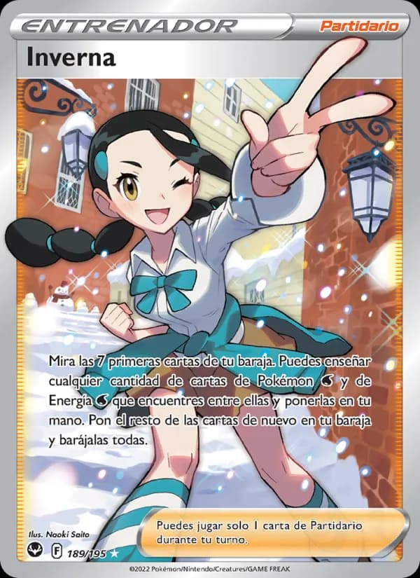Inverna card in Spanish